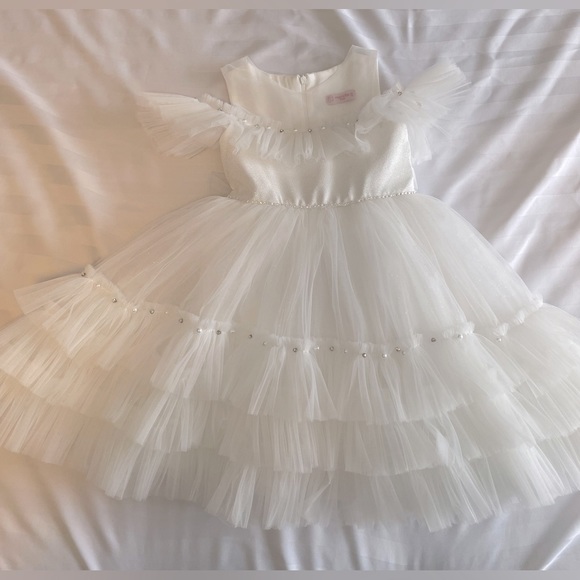 Flower girl dress pristine condition - Picture 6 of 14